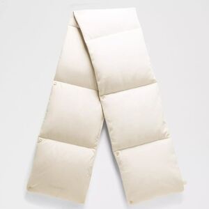 Cream Puffer Scarf
